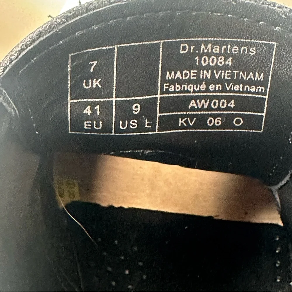 🔴 SOLD Doc Dr Martens Air Wair Shoes Patent Shiny Leather Oxford 10084 Bronzed - Picture 9 of 9